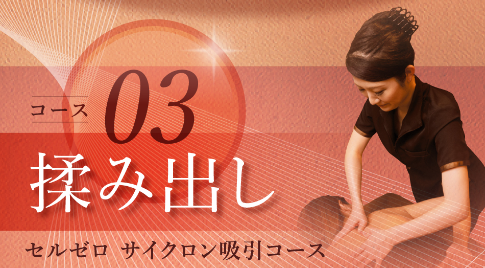 揉み出しセルゼロ サイクロン吸引コース